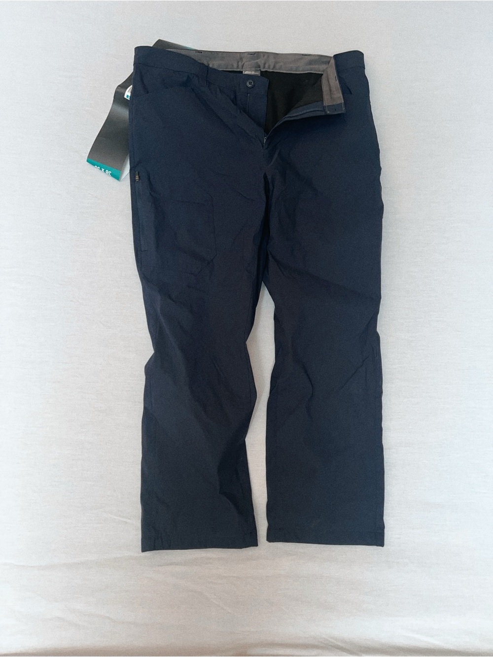 Eddie Bauer Men's Navy Outdoor Chinos with insulation